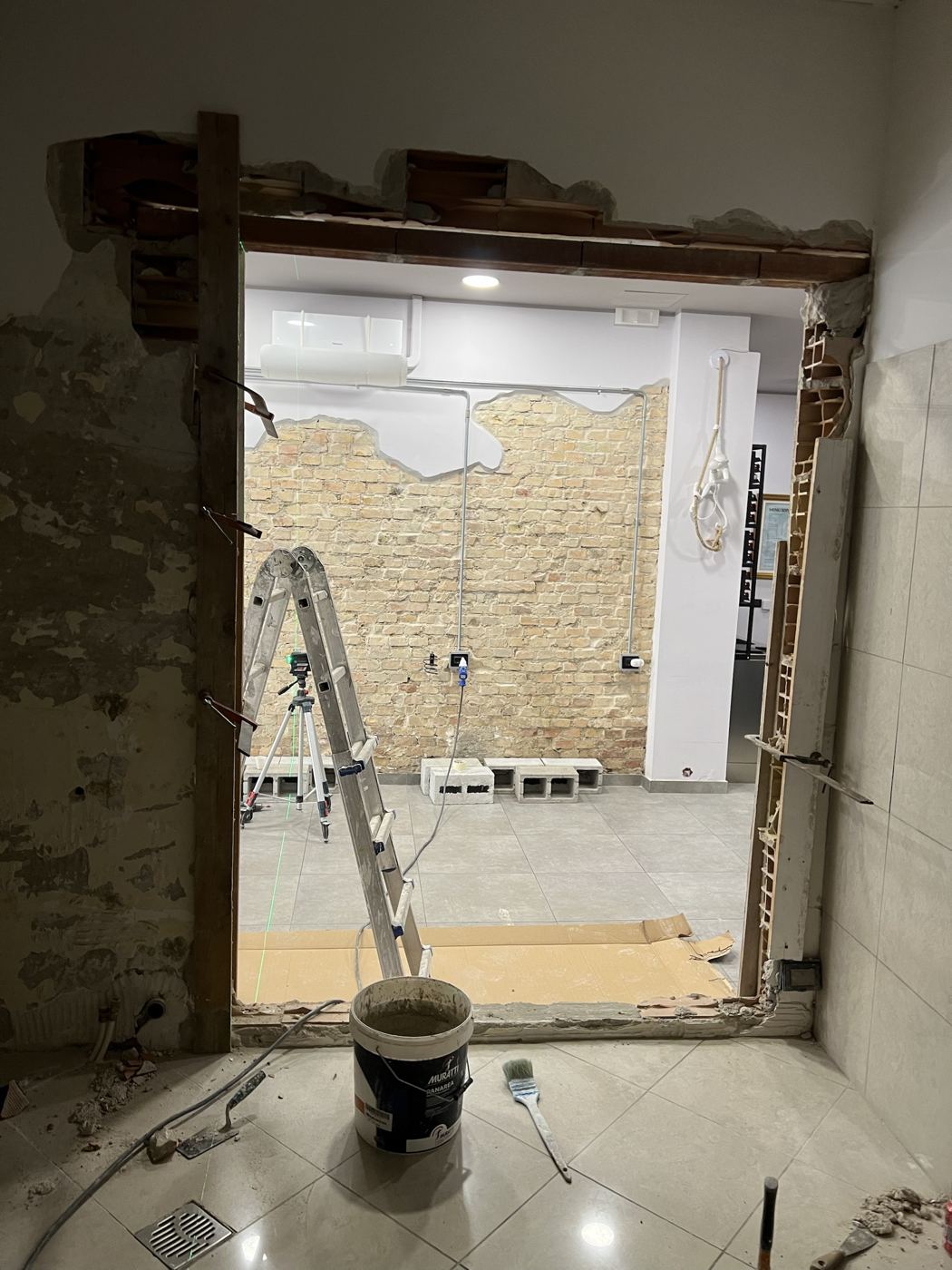 Apertura con architrave